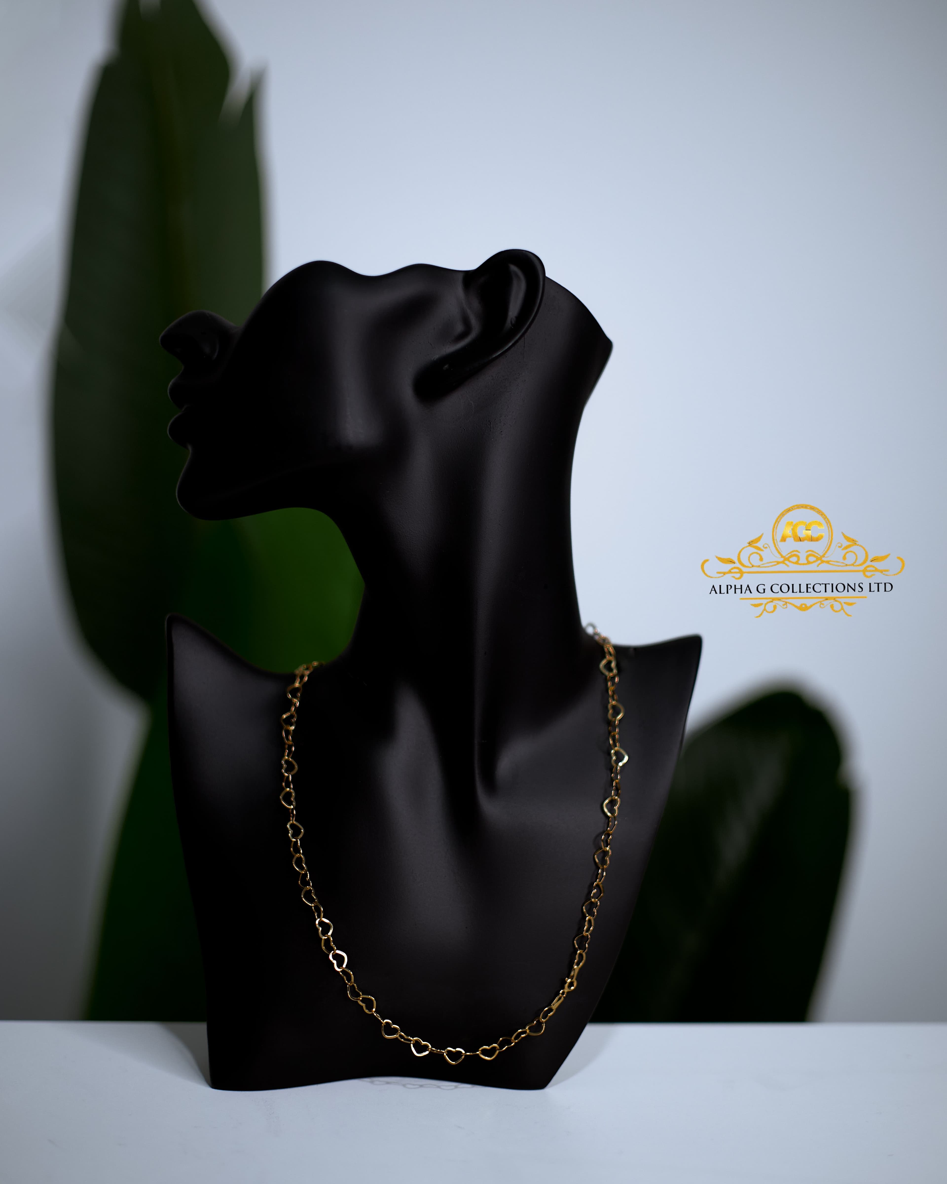 18K - 20 INCHES - LOVE CHARM NECKLACE