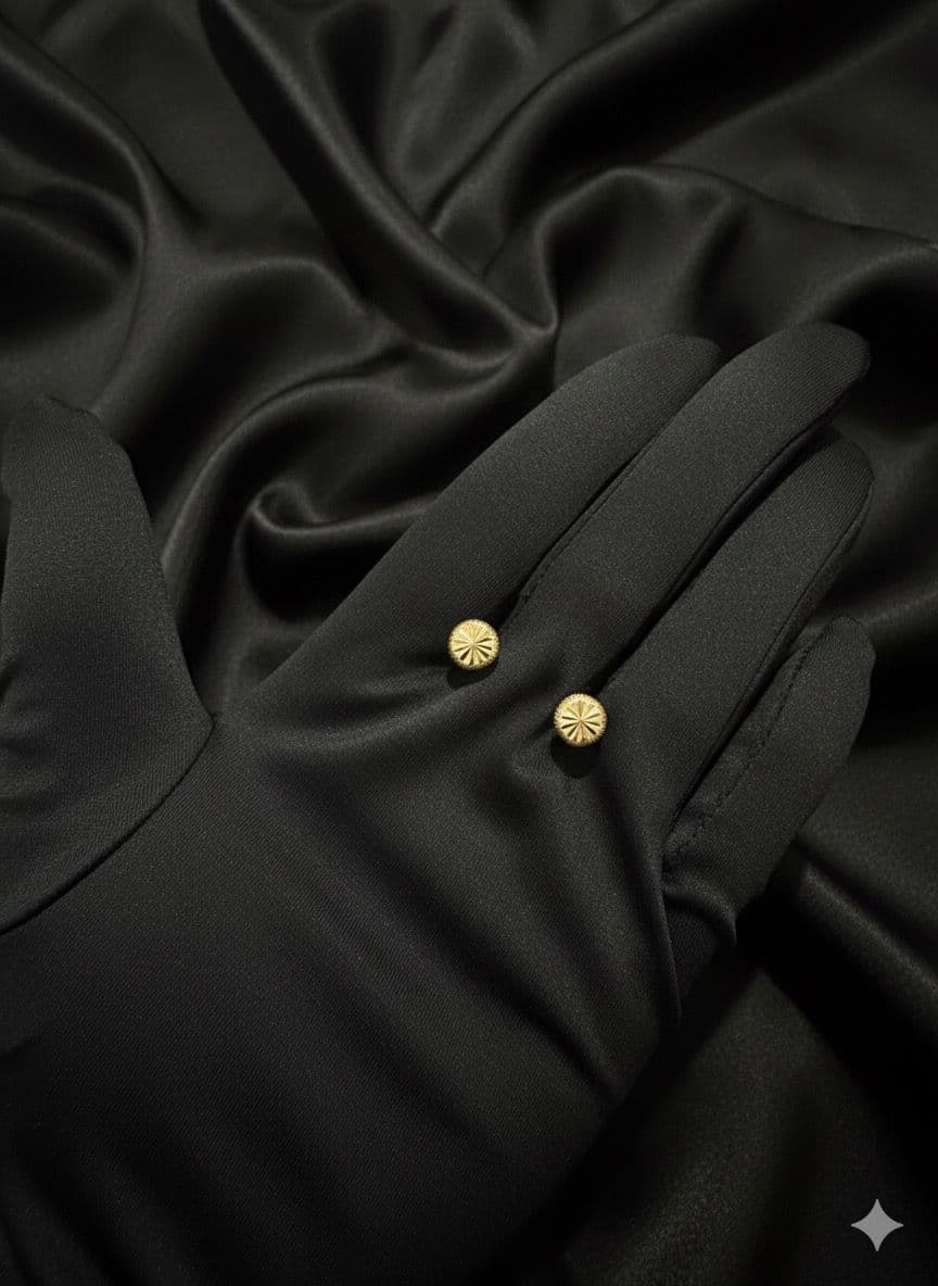 18K GOLD - SUN BURST STUD EARRING