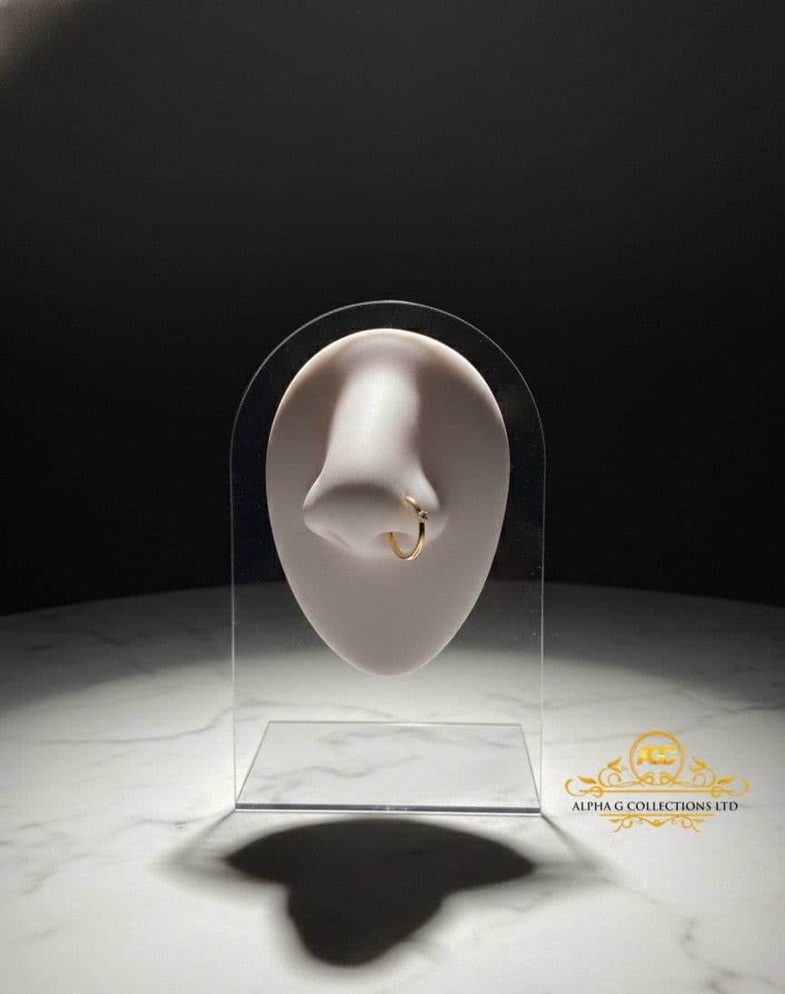 18K GOLD - NOSE RING